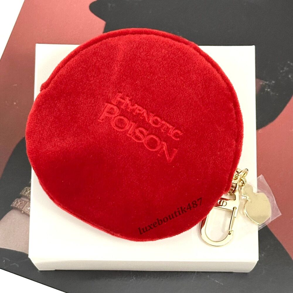 Dior Poison Round Key Pouch with Zipper